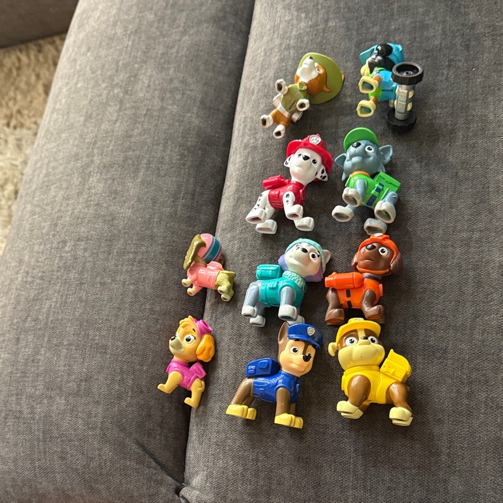 Paw Patrol Colorful Action Figure Set